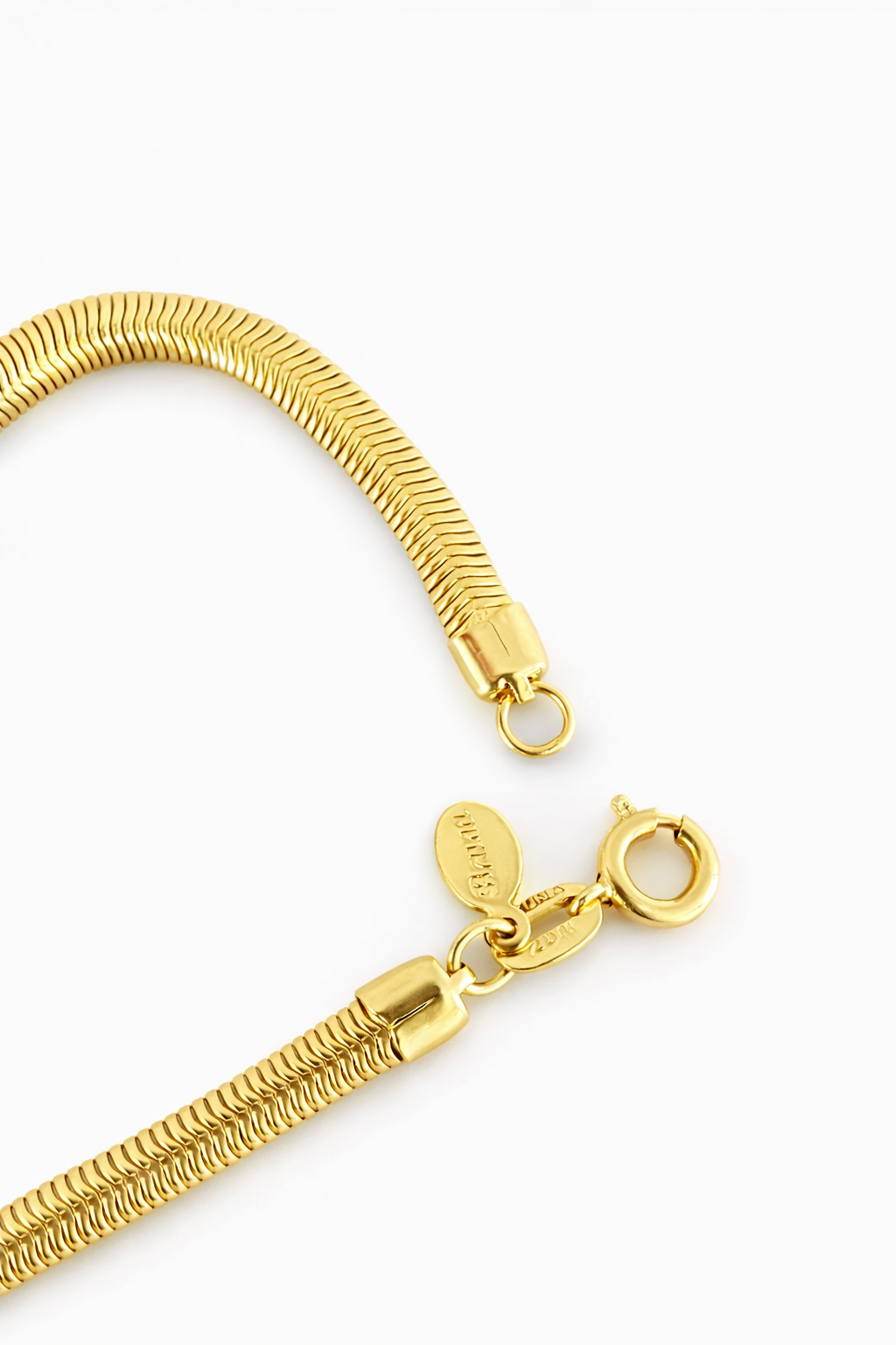 Snake Chain Bracelet clasp detail