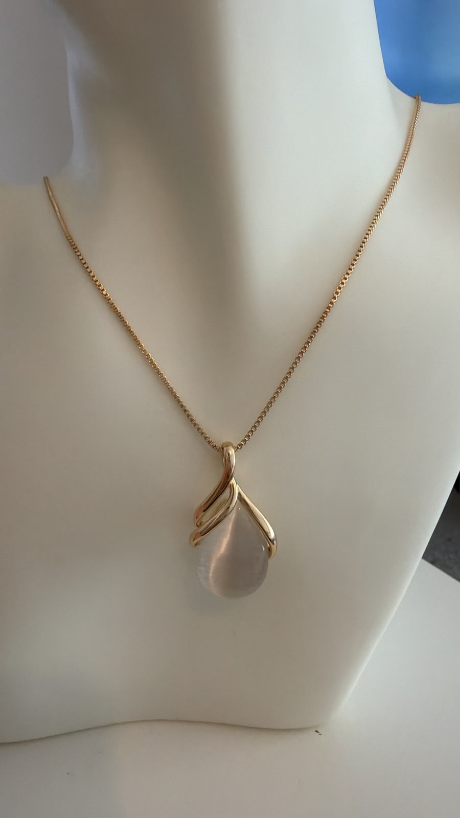 18K Gold Plated Teardrop Necklace